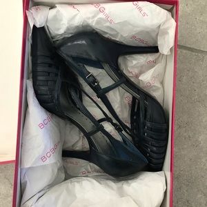 BCBG girls sapphire blue heels